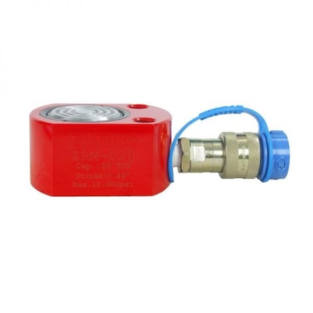 Zinko ZRM-020 Super Low Cylinder, 20 ton, 0.44in Stroke Min. Height 2.03in 21M-020